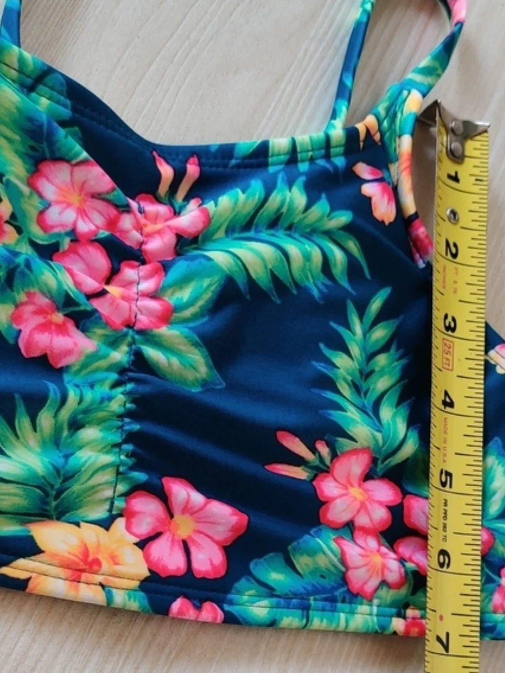 Art Class Girls Tropical Teal Bikini Size 14